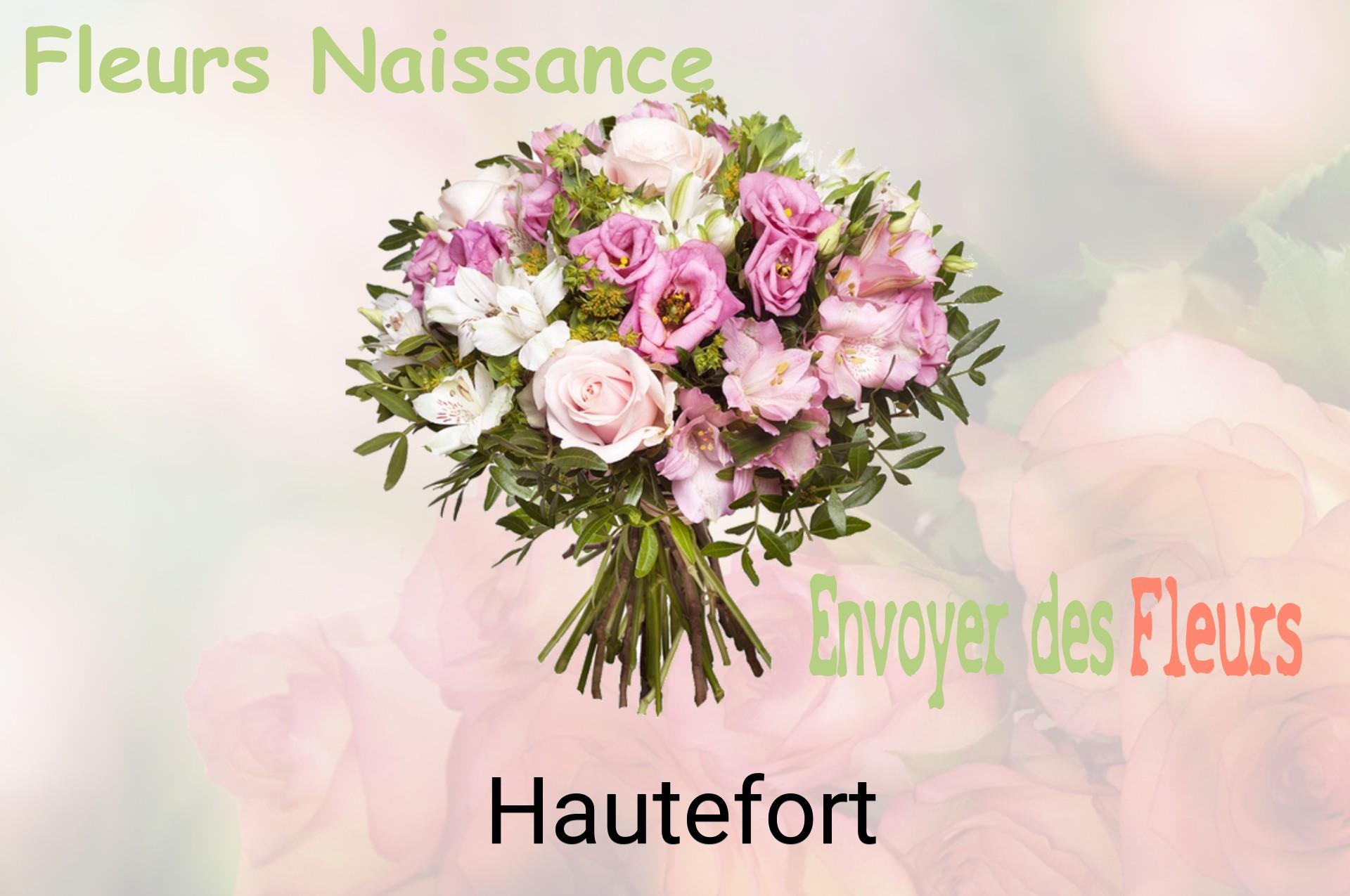 Bouquet de fleurs de naissance livré à Hautefort